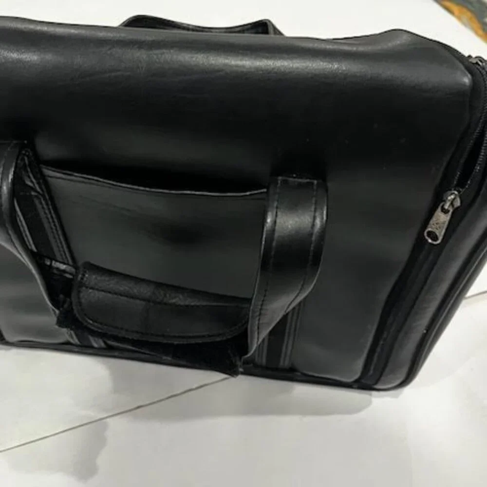 Samsonite Leather Laptop Bag Briefcase Travel Bag Career Office Computer